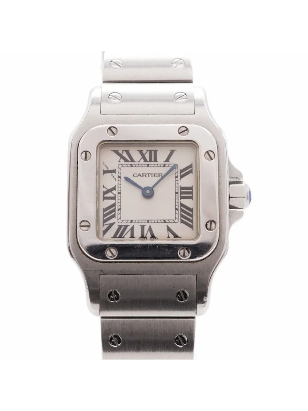 Cartier Santos Galbee SM Ivory Dial Watch